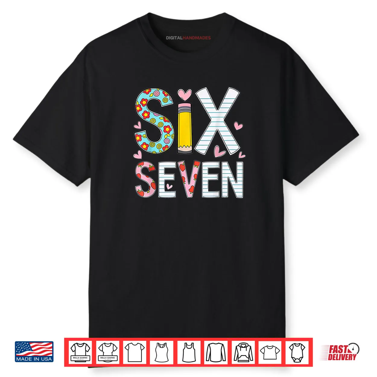 Funny Six Seven 6 7 Meme Teacher Design Shirt Funny Six Seven 6 7 Meme Teacher Design Shirt