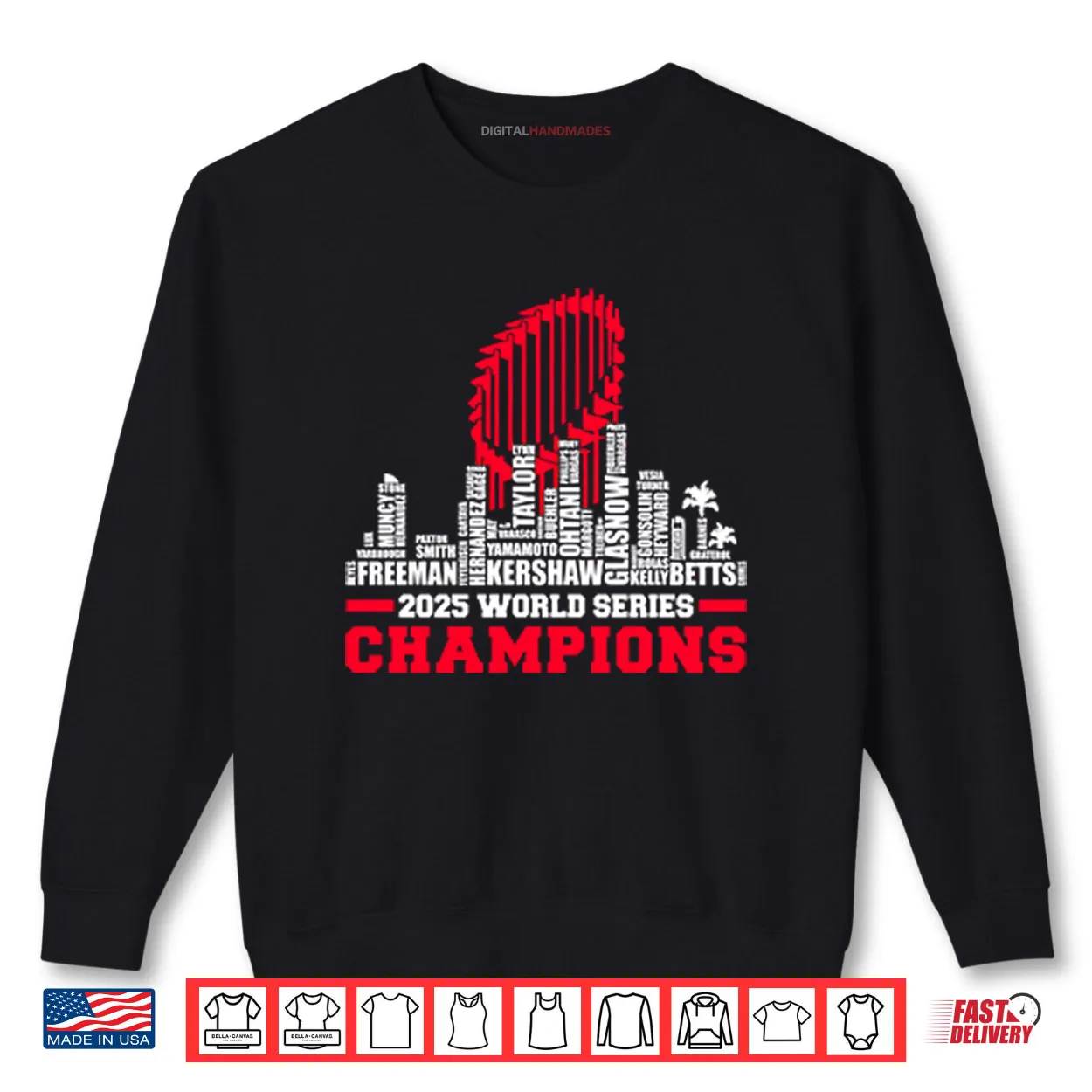 LA Baseball 2025 All Team Player Champions Shirt LA Baseball 2025 All Team Player Champions Shirt