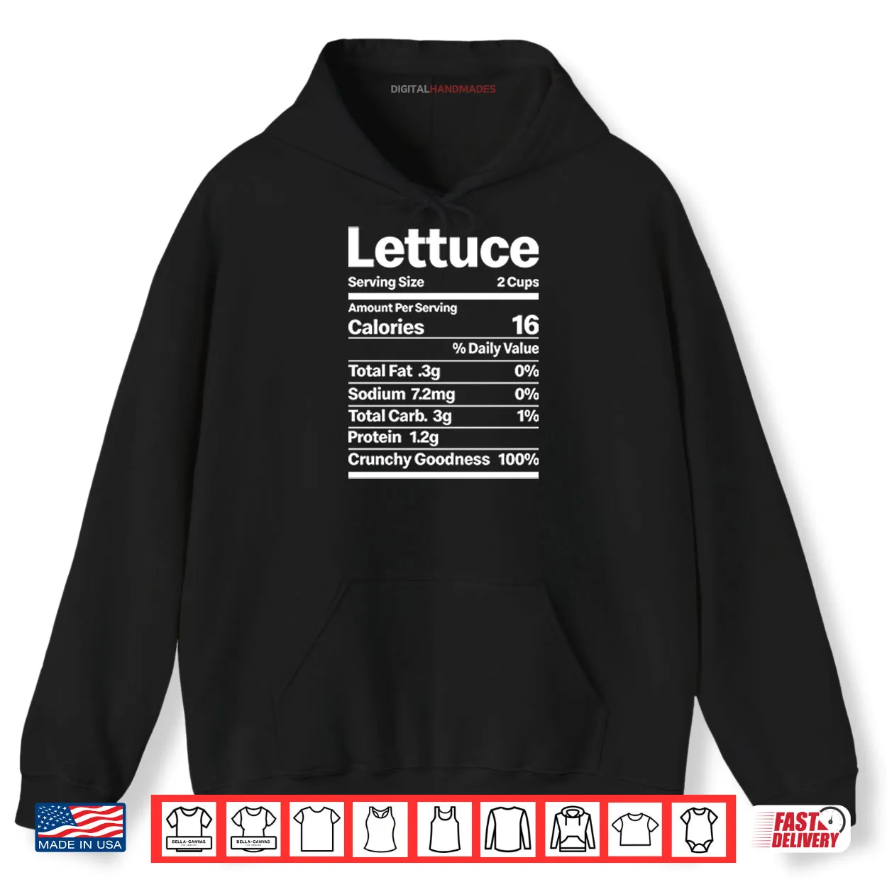 Lettuce Costume Nutrition Facts Shirt Lettuce Costume Nutrition Facts Shirt