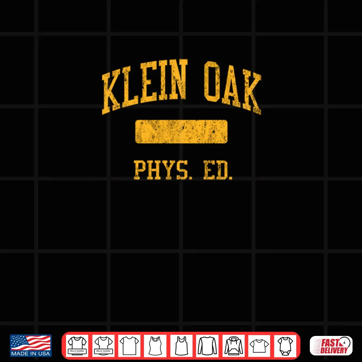 Klein Oak High School HS Klein TX Phys Ed Shirt Klein Oak High School HS Klein TX Phys Ed Shirt