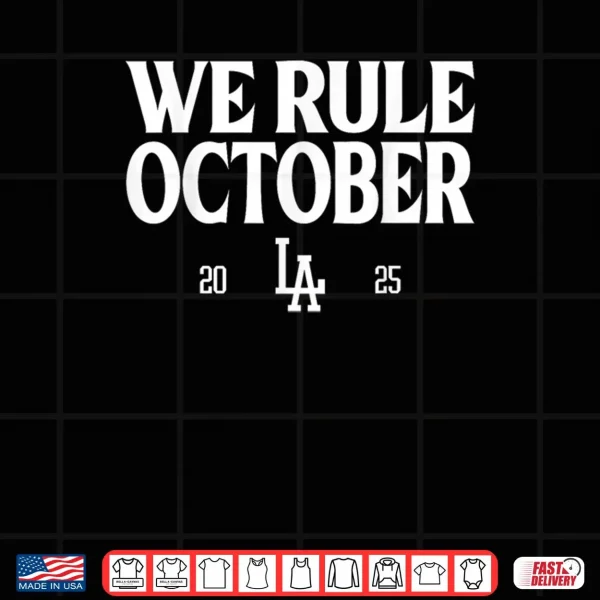 Design We Rule October 2025 Shirt
