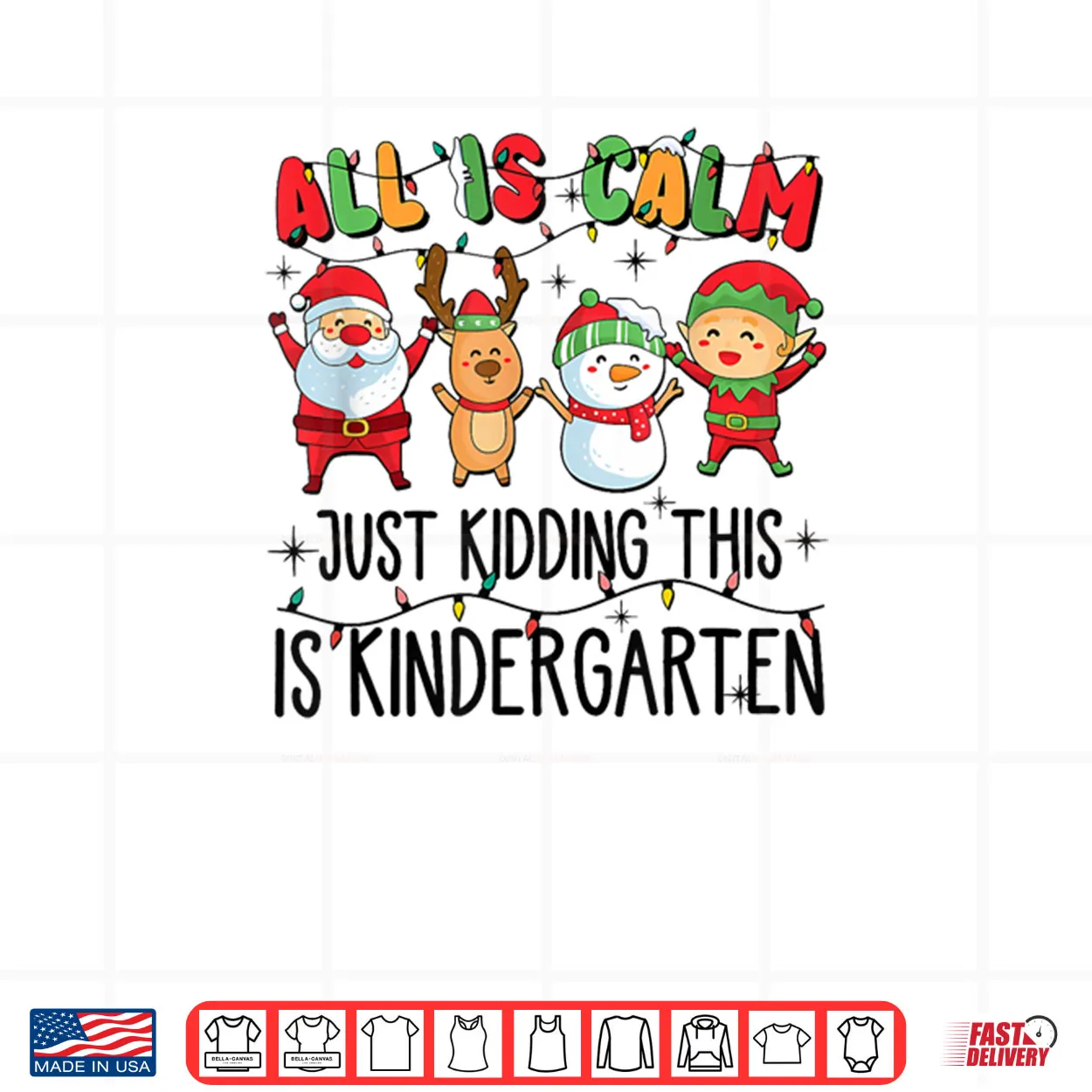 All is Calm just Kidding This is Kindergarten Shirt All is Calm just Kidding This is Kindergarten Shirt