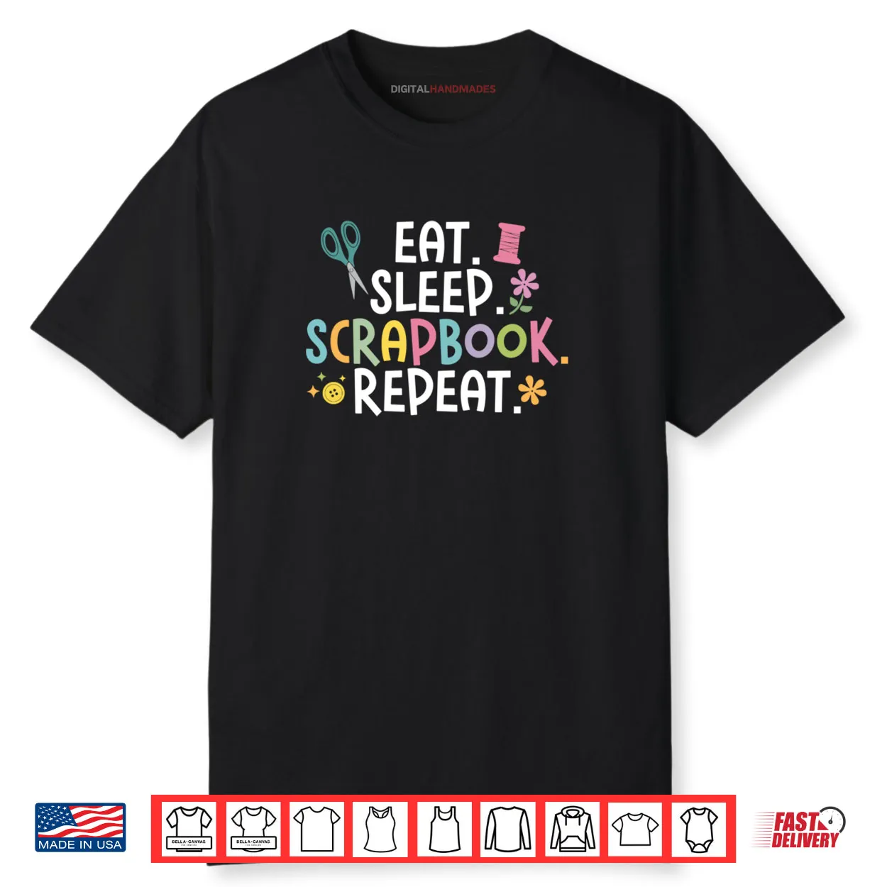 Eat Sleep Scrapbook Repeat Funny Scrapbooker Scrapbook Shirt Eat Sleep Scrapbook Repeat Funny Scrapbooker Scrapbook Shirt