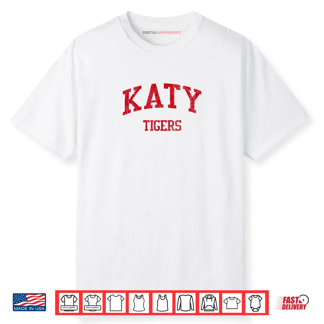 Katy High School HS Katy TX Vintage Sports Shirt Katy High School HS Katy TX Vintage Sports Shirt