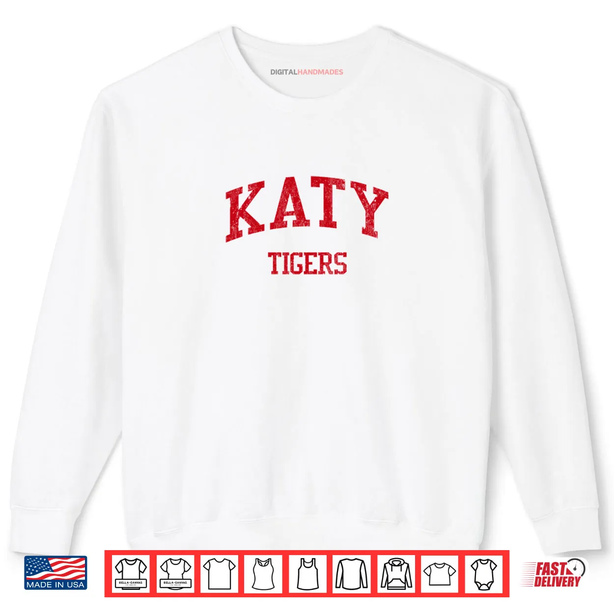 Katy High School HS Katy TX Vintage Sports Shirt Katy High School HS Katy TX Vintage Sports Shirt