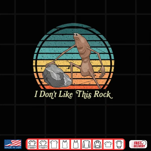 Marcus The Worm I Don't Like This Rock Retro Shirt 4 Design Marcus The Worm I Dont Like This Rock Retro Shirt