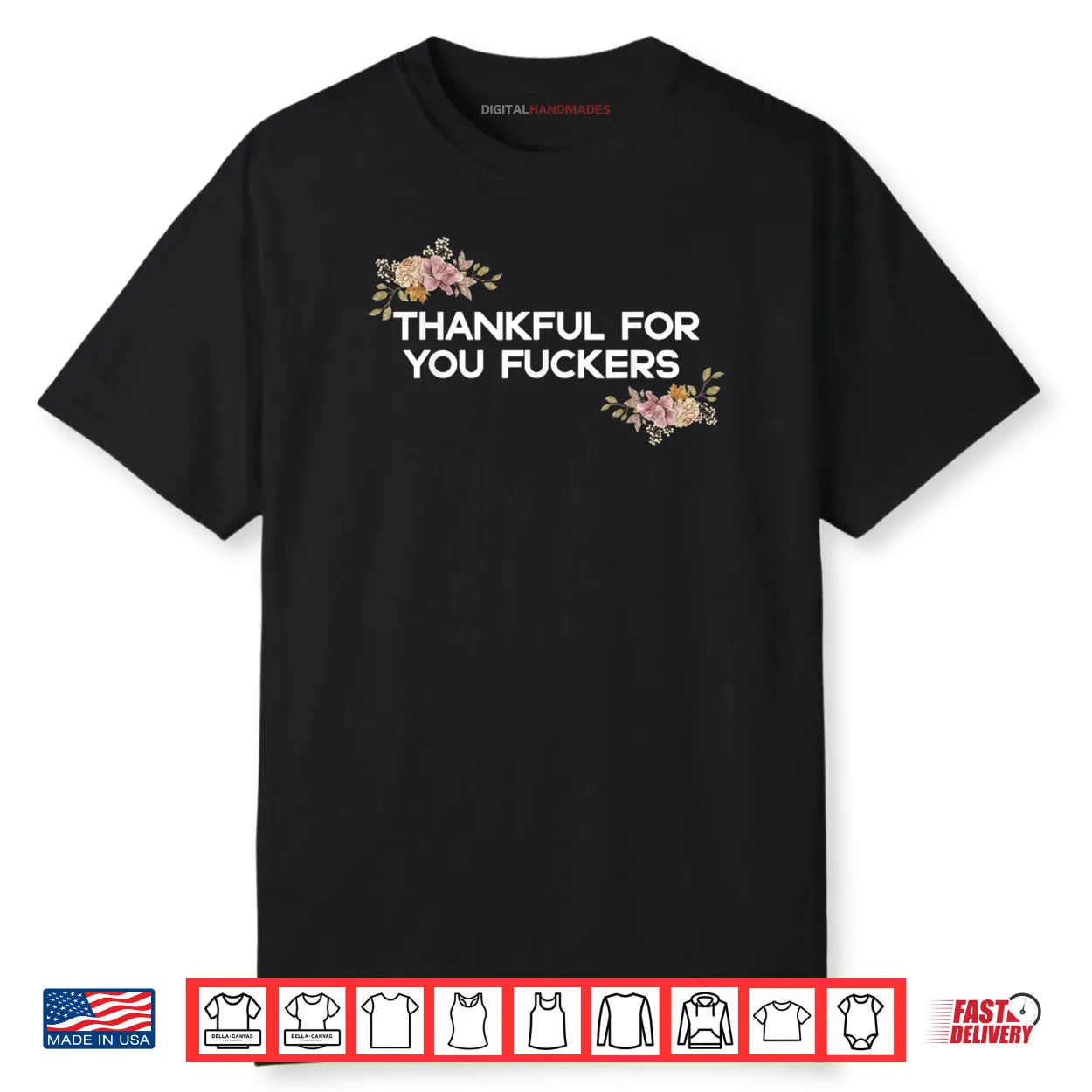 Thankful for You Fuckers Funny Retro Thanksgiving Shirt Thankful for You Fuckers Funny Retro Thanksgiving Shirt