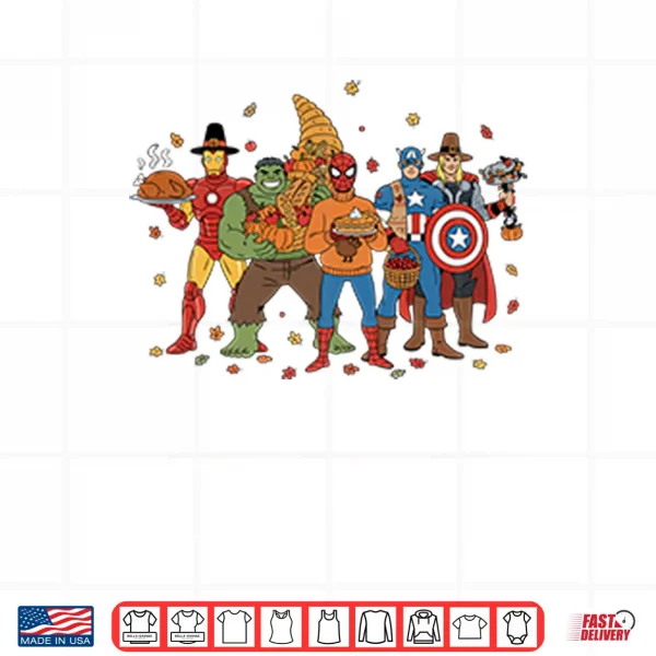 Thanksgiving Superhero Shirt 4 Design Thanksgiving Superhero Shirt