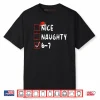 6 7 Meme Nice Naughty 67 Christmas Brain Rot Shirt