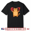 67 Funny Cat Six Seven Meme Gen Z Alpha Humor Animal Lovers Shirt