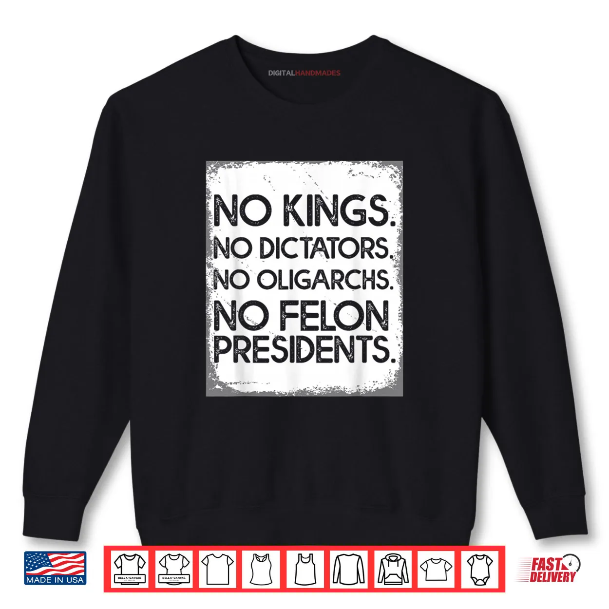 No Felon Presidents No Dictators No Oligarchs No Kings Shirt No Felon Presidents No Dictators No Oligarchs No Kings Shirt