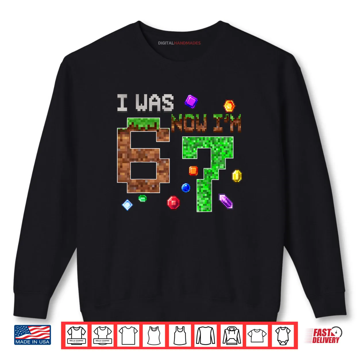 Retro I was 6 Now I’m 7 Birthday Gift Cute Shirt Retro I was 6 Now I’m 7 Birthday Gift Cute Shirt