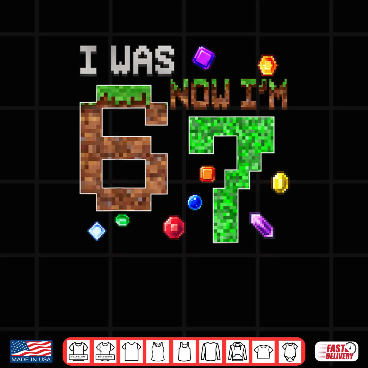 Retro I was 6 Now I’m 7 Birthday Gift Cute Shirt Retro I was 6 Now I’m 7 Birthday Gift Cute Shirt