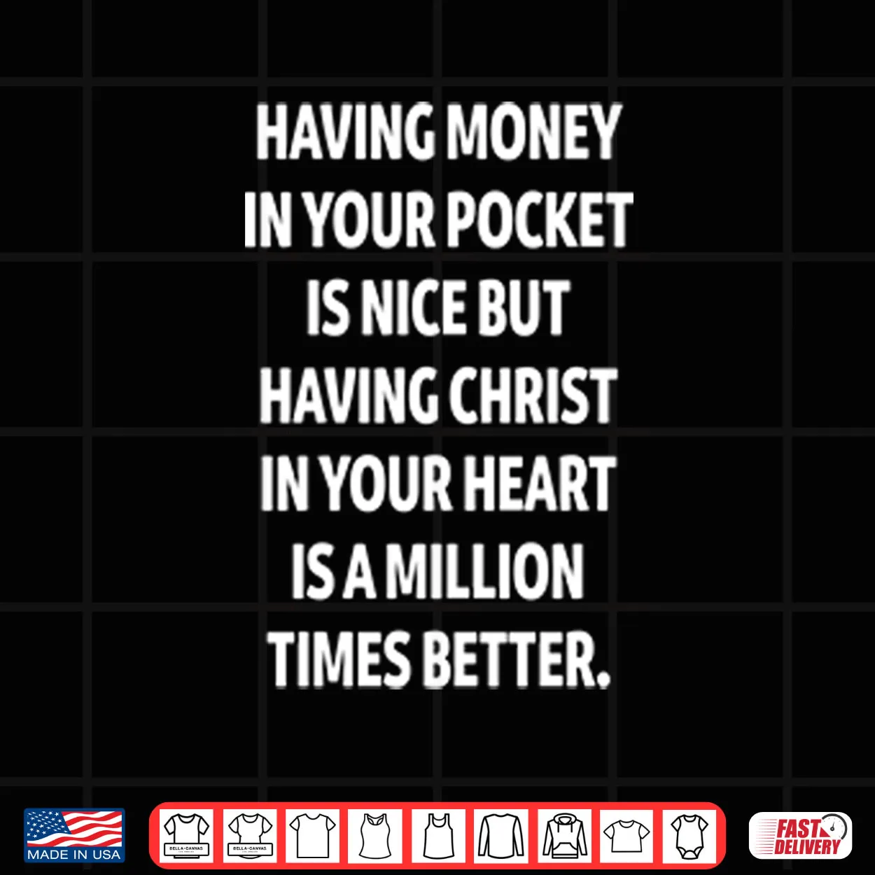 Having Christ In Your Heart Is A Million Times Better Shirt Having Christ In Your Heart Is A Million Times Better Shirt