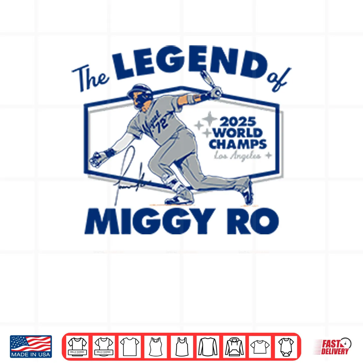 Miguel Rojas The Legend Of Miggy Ro Dodgers 2025 World Champs Shirt Miguel Rojas The Legend Of Miggy Ro Dodgers 2025 World Champs Shirt