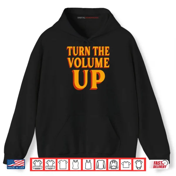 Hoodie Zohran Mamdani Turn The Volume Up Shirt