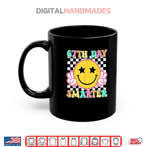 67th Day of School 67 Days Smarter Teacher Student Groovy Shirt.webp 4 Mug 67th Day of School 67 Days Smarter Teacher Student Groovy Shirt