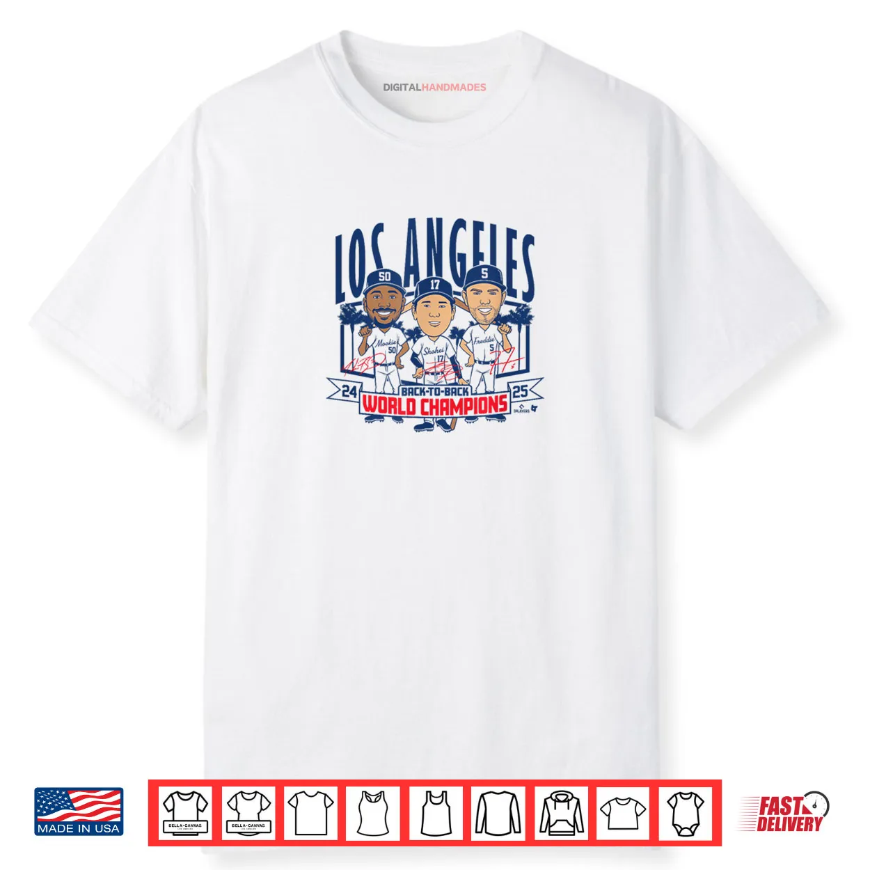 LA Baseball Back to Back World Champs Caricatures Shirt.webp LA Baseball Back to Back World Champs Caricatures Shirt.webp