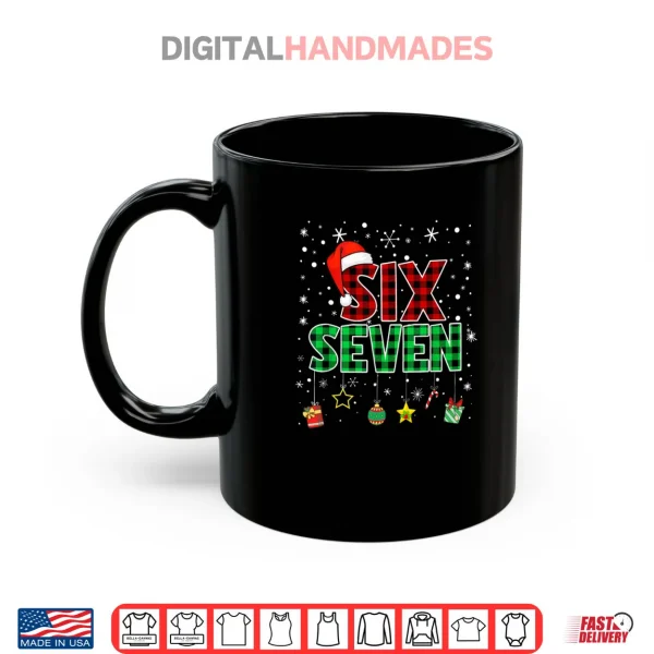 Six Seven 6 7 Meme 67 Christmas Pajamas Shirt.webp 4 Mug Six Seven 6 7 Meme 67 Christmas Pajamas Shirt