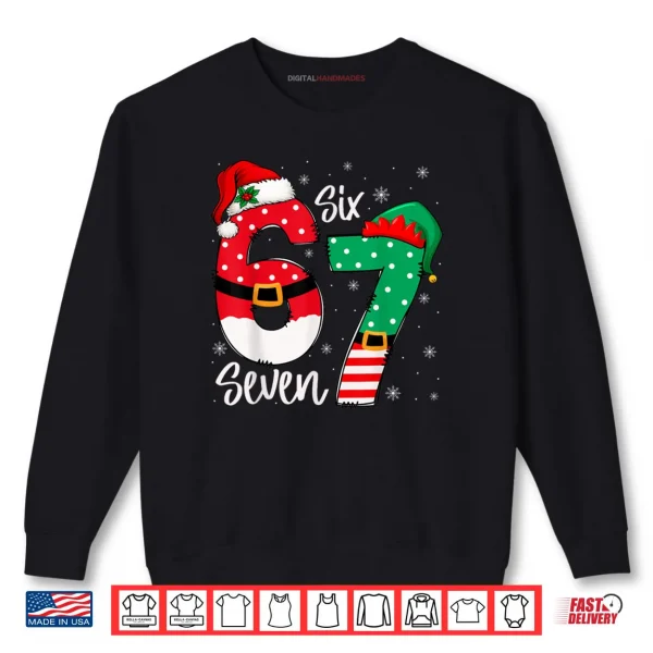 Sweatshirt 67 Meme Six Seven Christmas Shirt