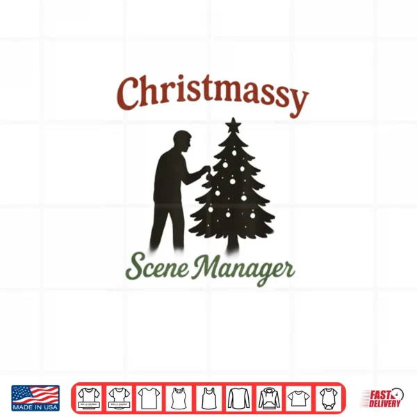 Design Christmassy Scene Manager Shirt