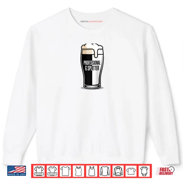 Sweatshirt Stout Ale Professional G Splitter Drinking Raglan Shirt