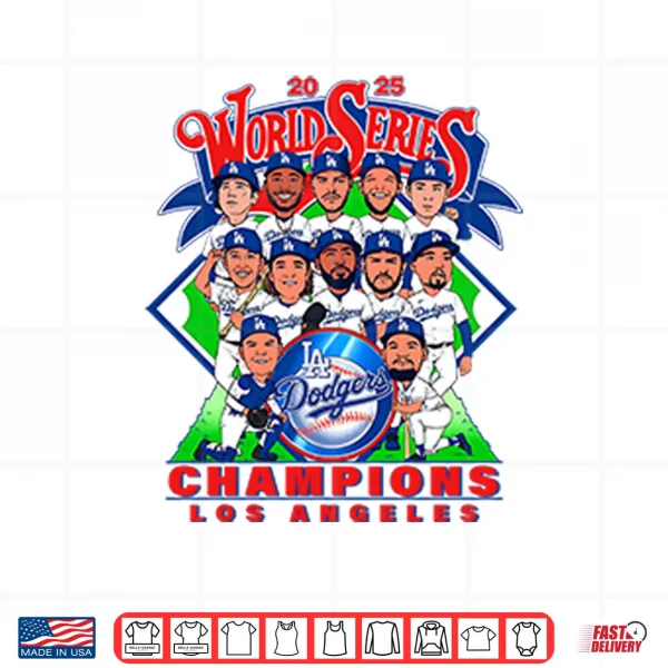Los Angeles Dodgers World Series Champions 2025 Shirt 4 Design Los Angeles Dodgers World Series Champions 2025 Shirt