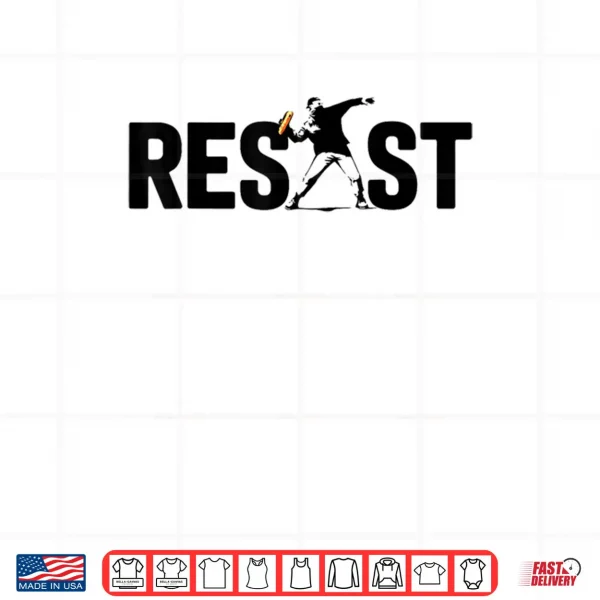 Design Sandwich Resist Guy Free DC Protest Shirt