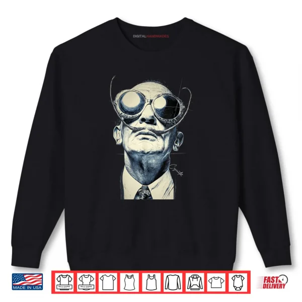 Sweatshirt Surreal Art Glasses Portrait Shirt