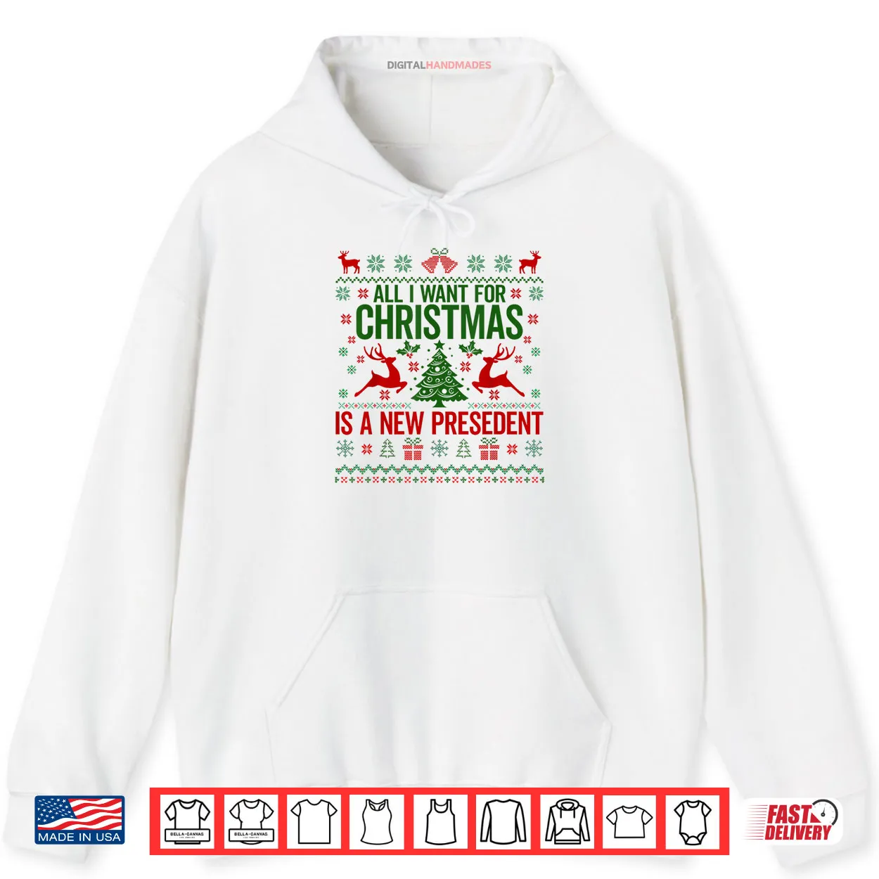 All I Want for Christmas is A New President Ugly Shirt All I Want for Christmas is A New President Ugly Shirt