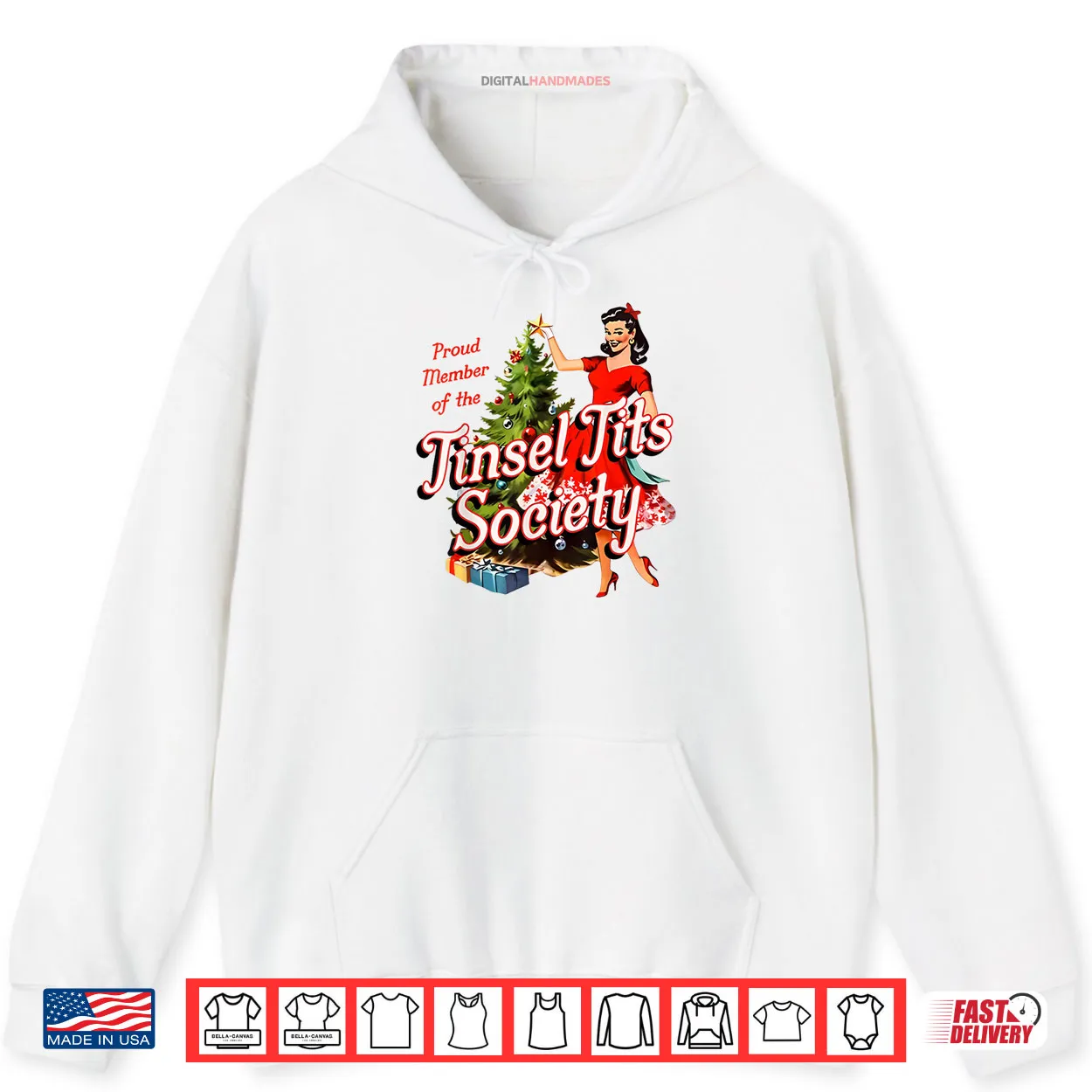 Proud Member of Tinsel Tits Society Lady Funny Christmas Shirt Proud Member of Tinsel Tits Society Lady Funny Christmas Shirt