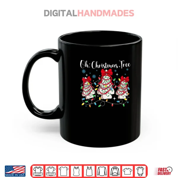 Mug Oh Christmas Tree Cakes Debbie Becky Jen Cake Lovers Xmas Shirt