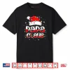 Papa Claus Funny Christmas Lights Pajama Family Matching Shirt