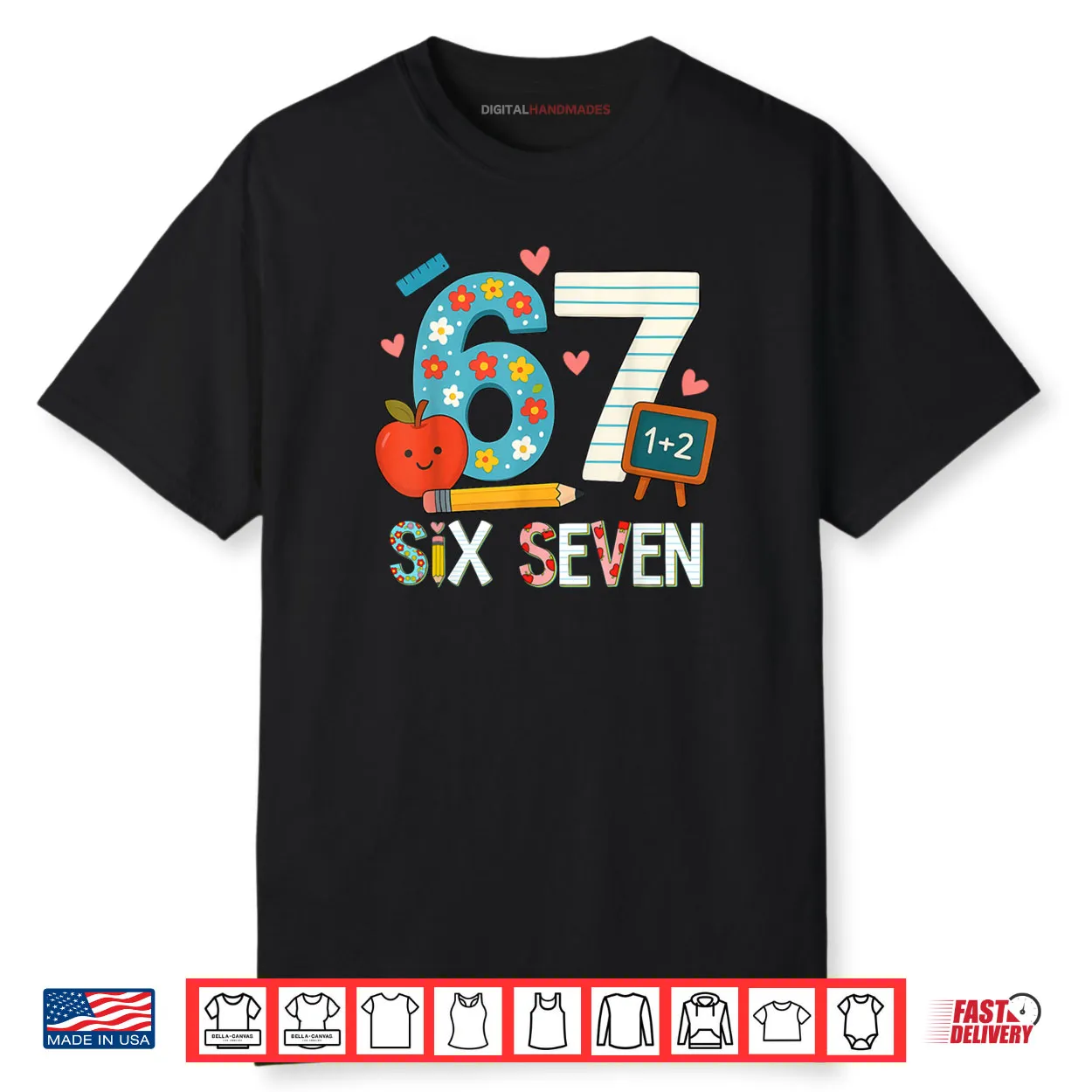 6 7 Six Seven Meme 67 Teacher Shirt 6 7 Six Seven Meme 67 Teacher Shirt