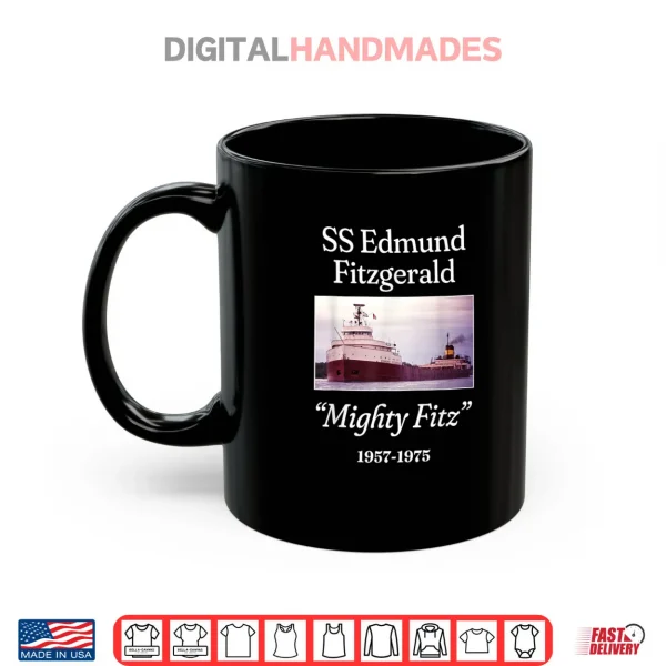 Mamaw's Favorite Shirt 3 Mug SS Edmund Fitzgerald Mighty Fitz Shirt