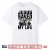 Christian Gym Christ Jesus Saved My Life Workout God Muscle Shirt