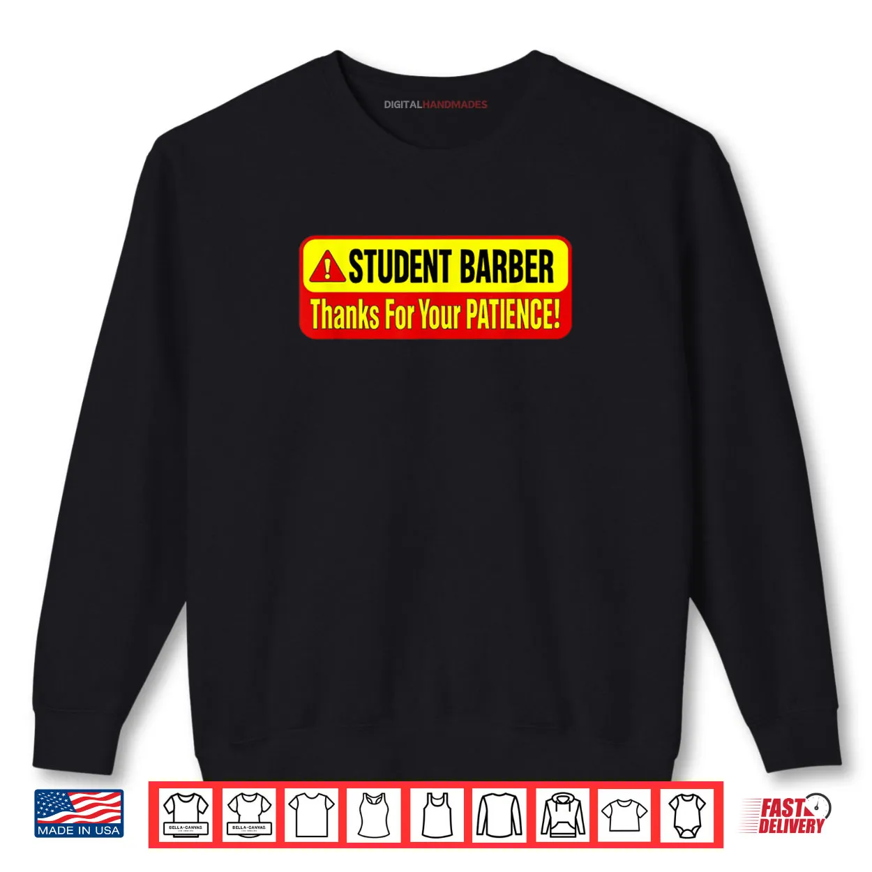 Student Barber Thanks for Your Patience Shirt Student Barber Thanks for Your Patience Shirt