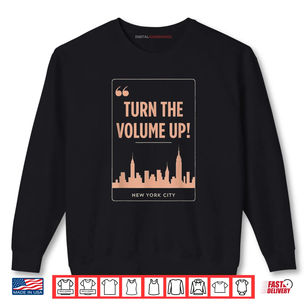 Turn The Volume Up NYC Skyline Zohran Mamdani for Mayor 2025 Shirt Turn The Volume Up NYC Skyline Zohran Mamdani for Mayor 2025 Shirt