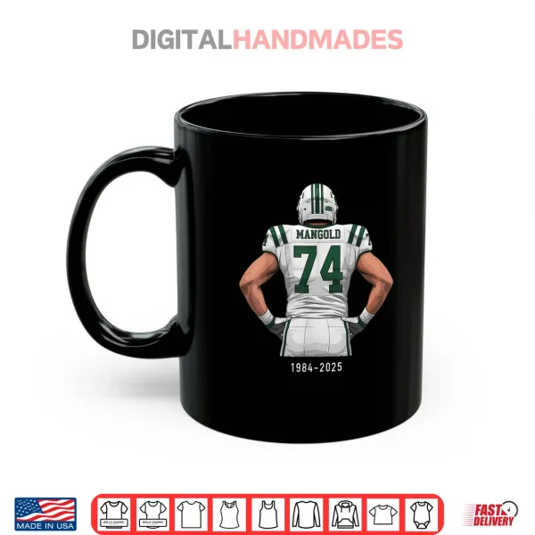 Nick Mangold A True Jet 74 Football Legend Memorial Shirt 3 Mug Nick Mangold A True Jet 74 Football Legend Memorial Shirt